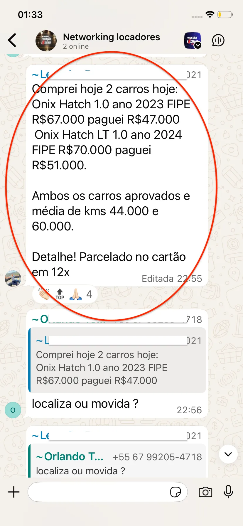 Resultado do Método Locação Extrema